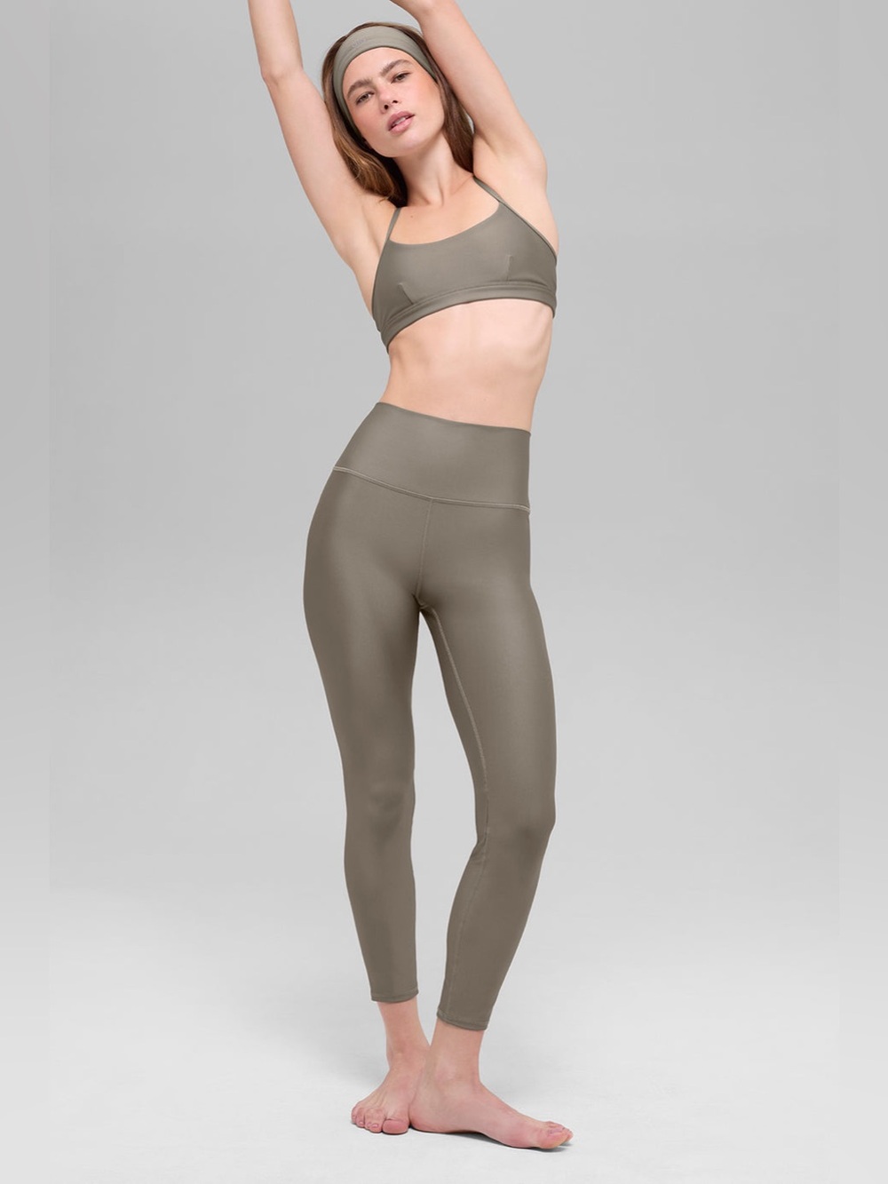 🆕ALO Yoga High-Rise Leggings in Light Cocoa